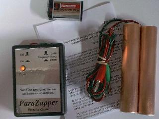 ParaZapper � parasite zapper with standard copper paddles.